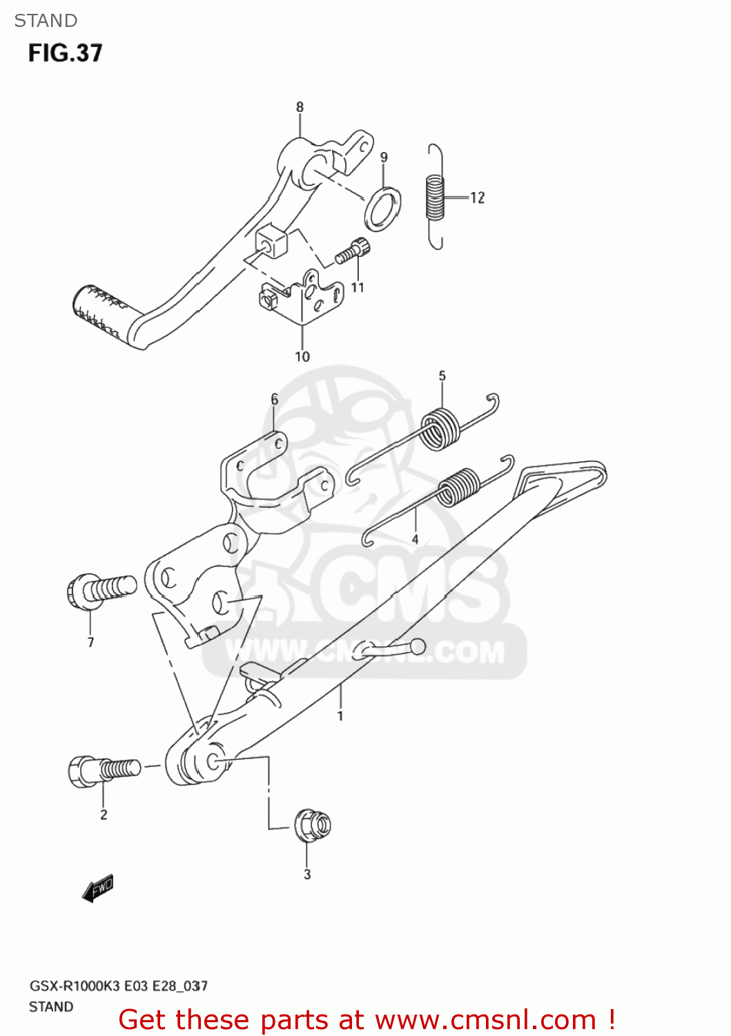 STAND GSXR1000Z 2003 (K3) USA (E03)