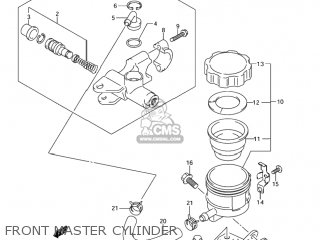 FRONT MASTER CYLINDER - GSXR1000Z 2003 (K3) USA (E03)