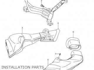 INSTALLATION PARTS - GSXR1000Z 2003 (K3) USA (E03)