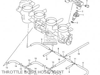 THROTTLE BODY HOSE/JOINT - GSXR1000Z 2003 (K3) USA (E03)