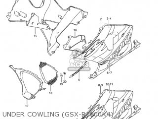 UNDER COWLING (GSX-R1000K4) - GSXR1000Z 2003 (K3) USA (E03)