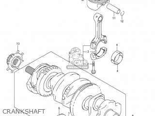 CRANKSHAFT - GSXR1000Z 2004 (K4) USA (E03)