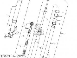 FRONT DAMPER - GSXR1000Z 2004 (K4) USA (E03)
