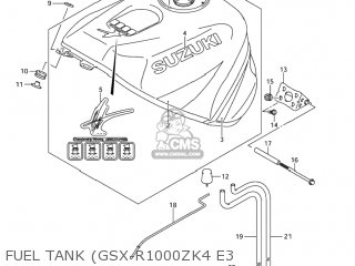 FUEL TANK (GSX-R1000ZK4 E3 - GSXR1000Z 2004 (K4) USA (E03)
