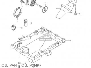 OIL PAN - OIL PUMP - GSXR1000Z 2004 (K4) USA (E03)