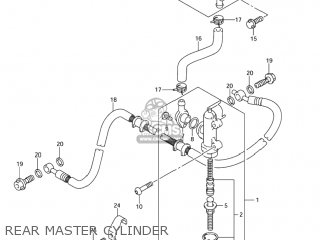 REAR MASTER CYLINDER - GSXR1000Z 2004 (K4) USA (E03)