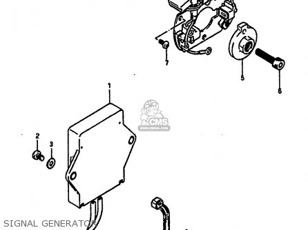 SIGNAL GENERATOR - GSXR1100 1986 (G) (E01 E02 4 6 15 16 17 18 21 22 24 25 34 39 53)