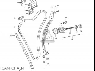 CAM CHAIN - GSXR1100 1986 (G) USA (E03)