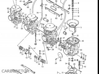 CARBURETOR - GSXR1100 1986 (G) USA (E03)