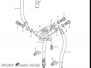 FRONT BRAKE HOSE - GSXR1100 1986 (G) USA (E03)