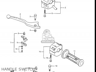 HANDLE SWITCH - GSXR1100 1986 (G) USA (E03)