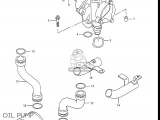 OIL PUMP - GSXR1100 1986 (G) USA (E03)