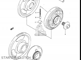 STARTER CLUTCH - GSXR1100 1986 (G) USA (E03)