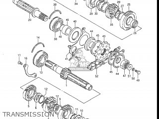 TRANSMISSION - GSXR1100 1986 (G) USA (E03)