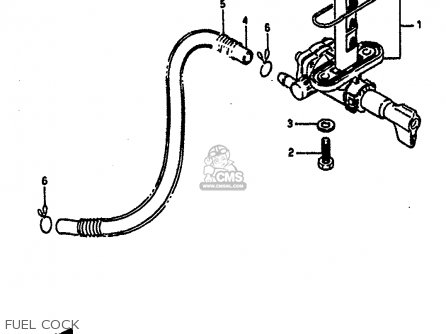 FUEL COCK - GSXR1100 1987 (H) (E01 E02 4 6 15 16 17 18 21 22 24 25 34 39 53)