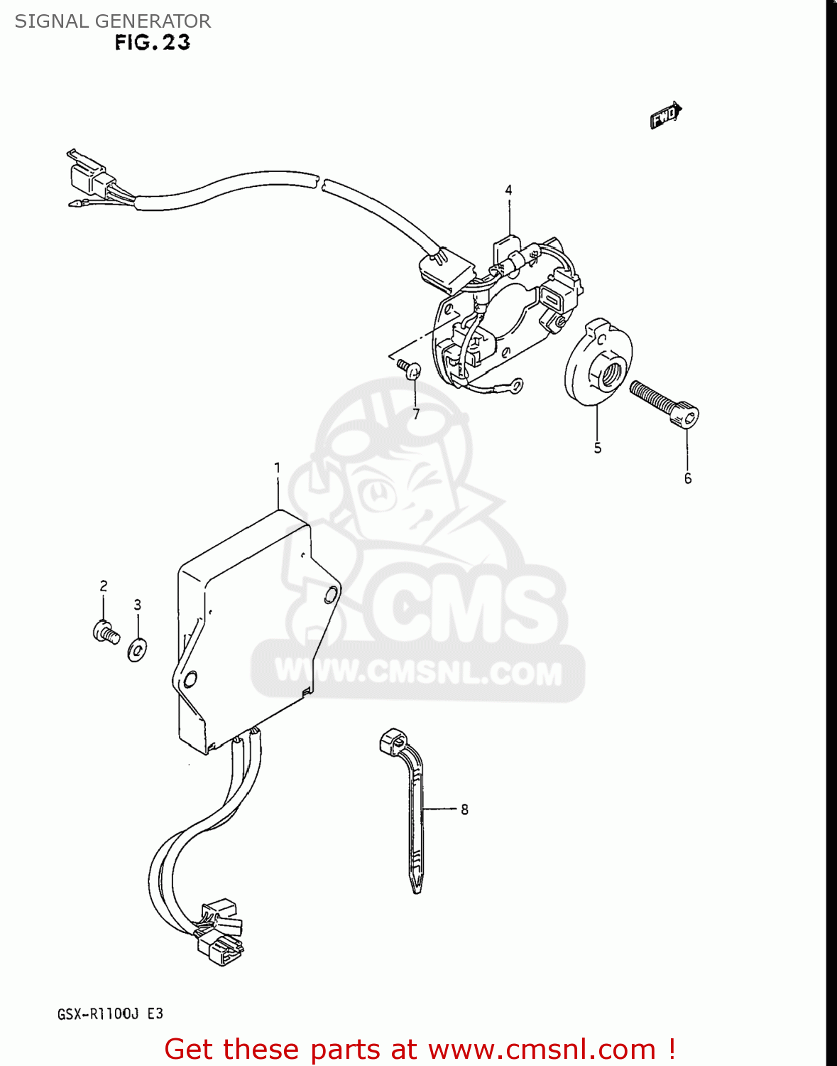 SIGNAL GENERATOR GSXR1100 1987 (H) USA (E03)