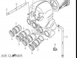 AIR CLEANER - GSXR1100 1987 (H) USA (E03)