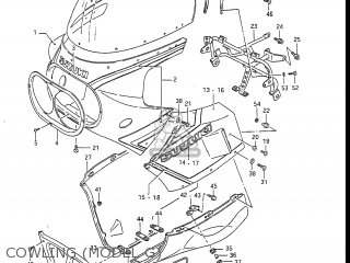 COWLING (MODEL G) - GSXR1100 1987 (H) USA (E03)