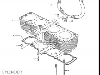 CYLINDER - GSXR1100 1987 (H) USA (E03)