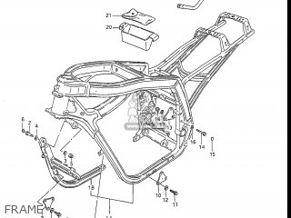 FRAME - GSXR1100 1987 (H) USA (E03)