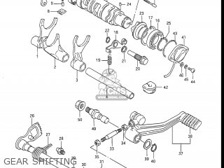 GEAR SHIFTING - GSXR1100 1987 (H) USA (E03)
