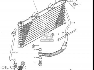 OIL COOLER - GSXR1100 1987 (H) USA (E03)