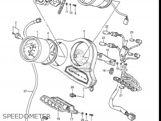SPEEDOMETER - GSXR1100 1987 (H) USA (E03)