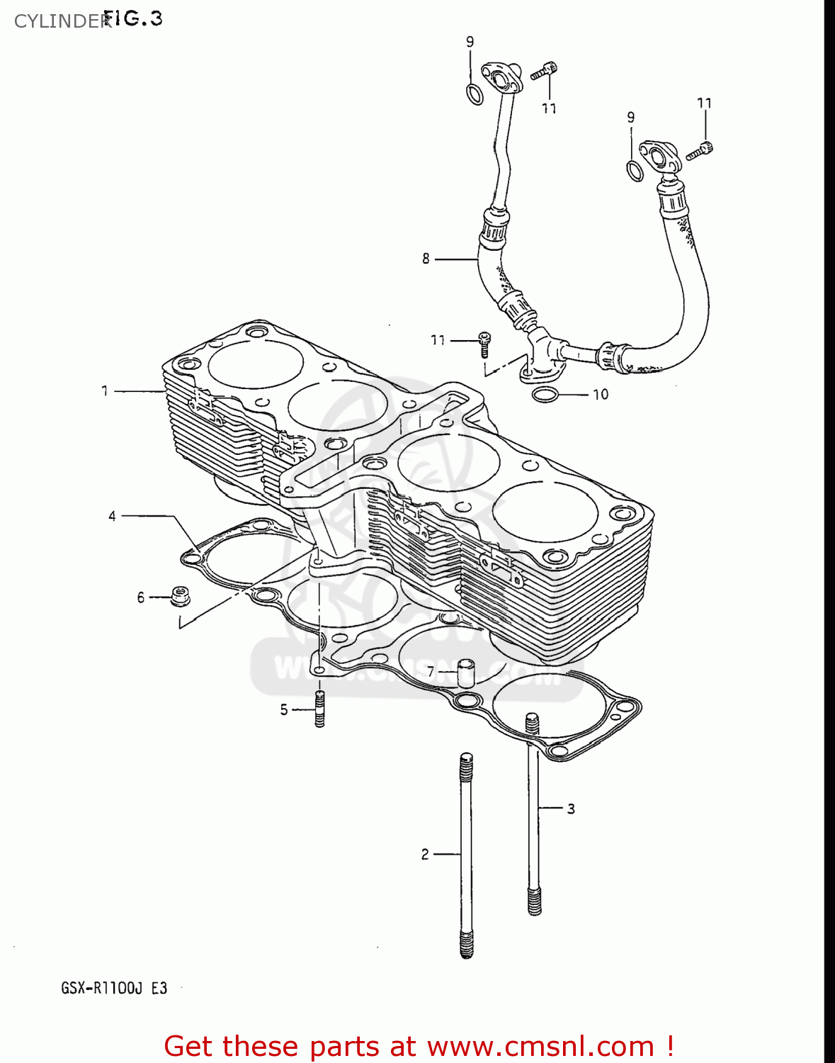 CYLINDER GSXR1100 1988 (J) USA (E03)