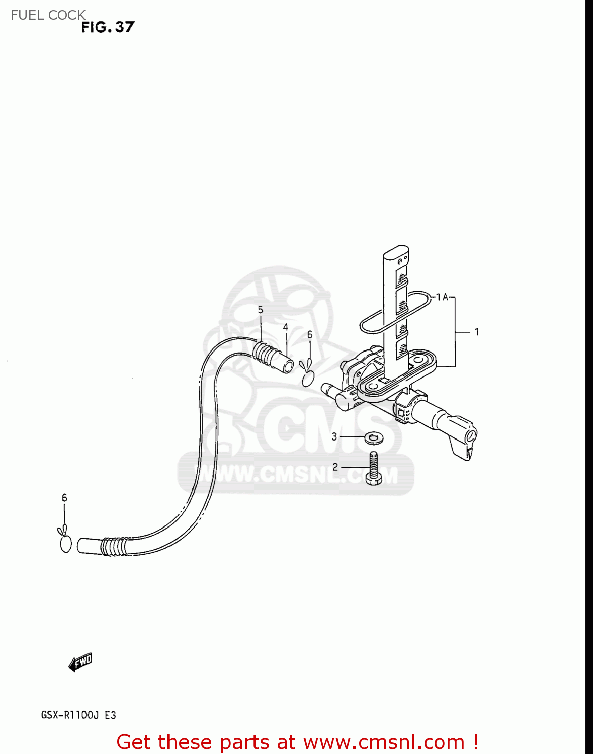 FUEL COCK GSXR1100 1988 (J) USA (E03)