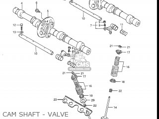 CAM SHAFT - VALVE - GSXR1100 1988 (J) USA (E03)