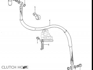 CLUTCH HOSE - GSXR1100 1988 (J) USA (E03)