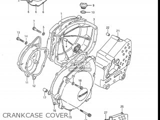 CRANKCASE COVER - GSXR1100 1988 (J) USA (E03)
