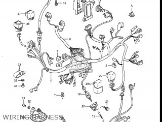 WIRING HARNESS - GSXR1100 1988 (J) USA (E03)