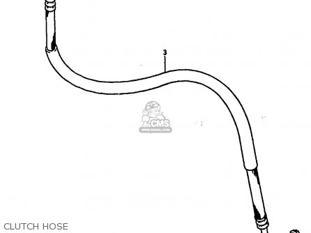 CLUTCH HOSE - GSXR1100 1989 (K) (E01 E02 E04 15 16 17 18 21 22 24 25 34 39 53)