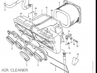 Suzuki GSXR1100 1989 (K) USA (E03) parts lists and schematics
