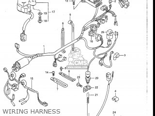 Suzuki GSXR1100 1989 (K) USA (E03) parts lists and schematics