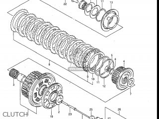 CLUTCH - GSXR1100 1989 (K) USA (E03)