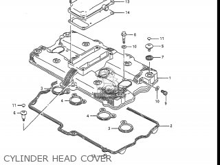 CYLINDER HEAD COVER - GSXR1100 1989 (K) USA (E03)