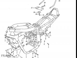 FRAME - GSXR1100 1989 (K) USA (E03)
