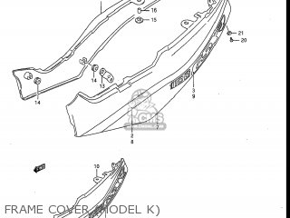 FRAME COVER (MODEL K) - GSXR1100 1989 (K) USA (E03)