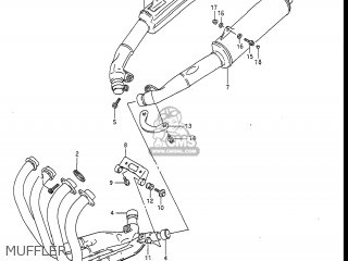 MUFFLER - GSXR1100 1989 (K) USA (E03)