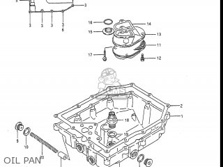 OIL PAN - GSXR1100 1989 (K) USA (E03)