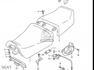 SEAT - GSXR1100 1989 (K) USA (E03)