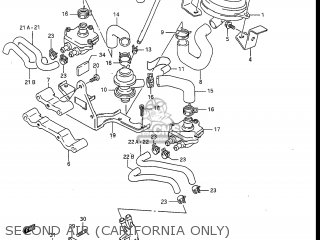SECOND AIR (CARIFORNIA ONLY) - GSXR1100 1989 (K) USA (E03)