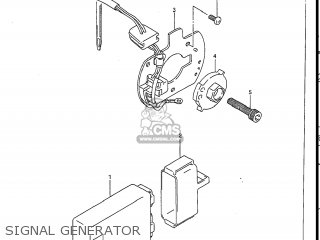 SIGNAL GENERATOR - GSXR1100 1989 (K) USA (E03)