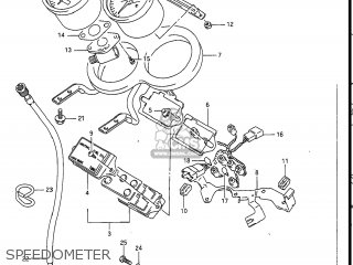 SPEEDOMETER - GSXR1100 1989 (K) USA (E03)