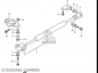 STEERING DAMPER - GSXR1100 1989 (K) USA (E03)