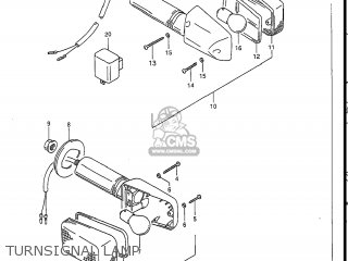TURNSIGNAL LAMP - GSXR1100 1989 (K) USA (E03)
