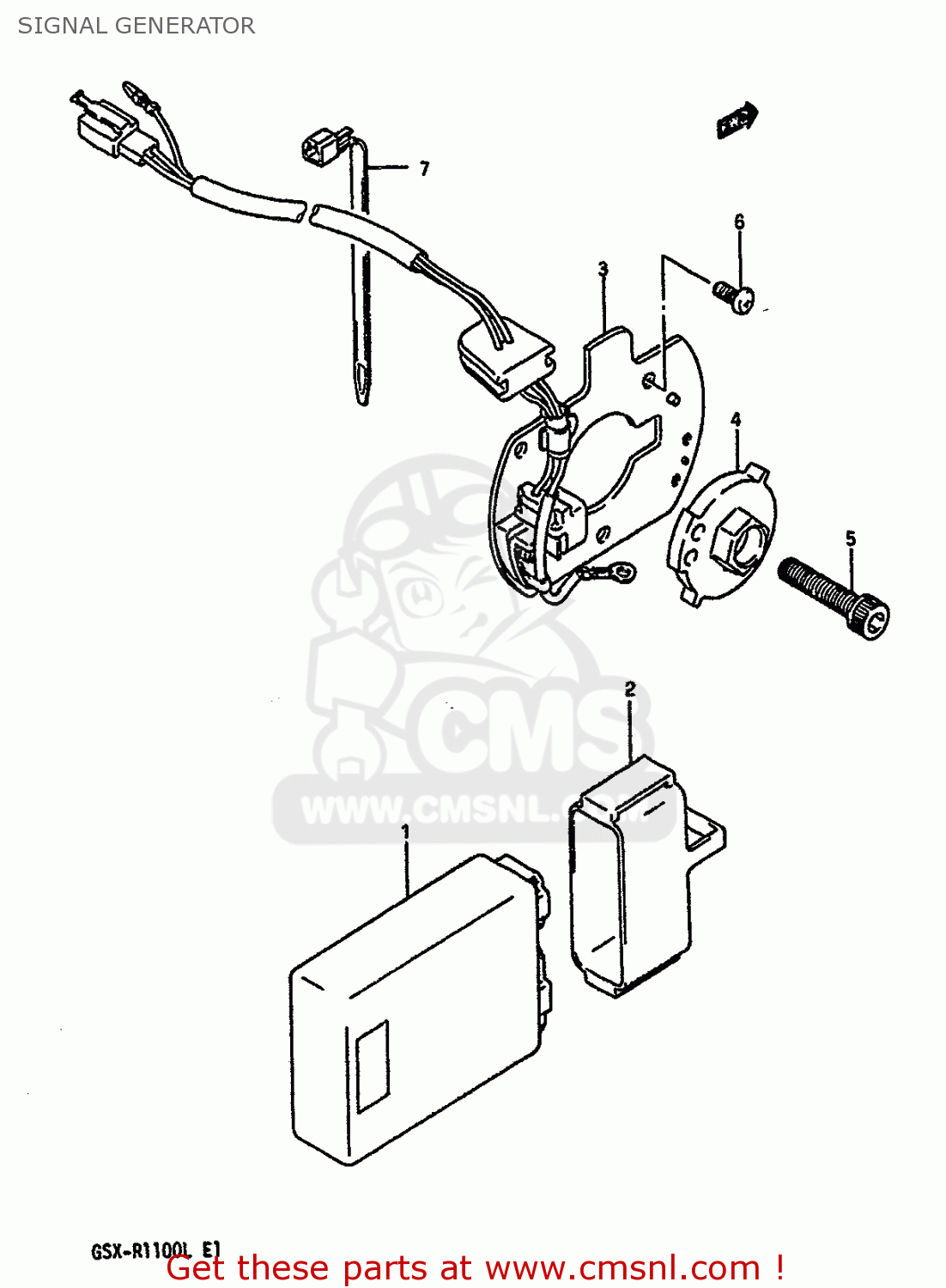 SIGNAL GENERATOR GSXR1100 1990 (L) (E01 E02 E04 15 16 17 18 21 22 24 25 34 39 53)