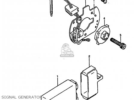 SIGNAL GENERATOR - GSXR1100 1990 (L) (E01 E02 E04 15 16 17 18 21 22 24 25 34 39 53)